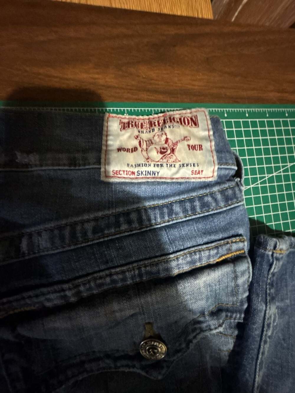 True Religion Skinny Jeans Blue Denim